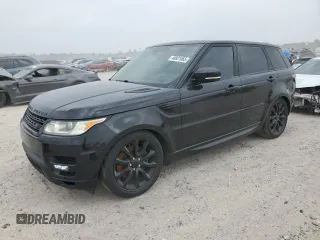 2015 Land Rover Range Rover Sport HSE with VIN SALWR2VF6FA602132, listed as a Copart auction lot 48821065 with 0 mi miles and Salvage Title. Bid and sale history available at carsss.com. Image 1.