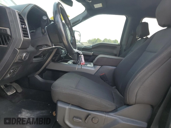 2020 Ford F-150 XL with VIN 1FTEW1C51LKF53637, listed as a Copart auction lot 54132605 with 27,132 mi miles and Salvage title. Bid and sale history available at DreamBid. Image 7.