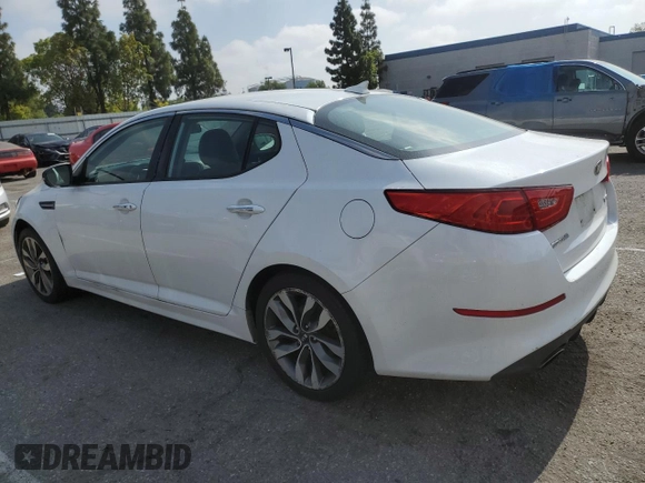 2015 Kia Optima SX z VIN 5XXGR4A76FG513185, wystawiony jako Copart lot #57395515 z przebiegiem 186 183 mil mil oraz Czysty tytuł • Clean title. Historia ofert i sprzedaży dostępna na DreamBid. Obrazek 2.