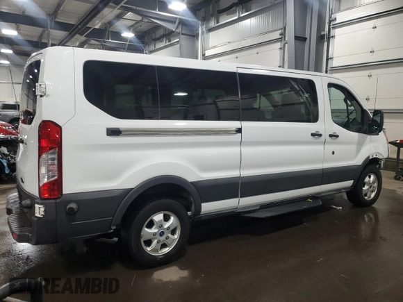 2017 Ford Transit XL with VIN 1FBZX2YM9HKA94759, listed as a Copart auction lot 87866205 with 132,278 mi miles and Salvage Title. Bid and sale history available at DreamBid. Image 3.