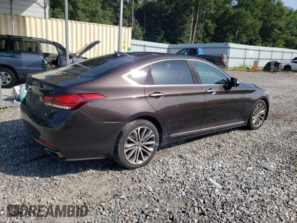 2015 Hyundai Genesis 3.8L with VIN KMHGN4JE6FU052540, listed as a Copart auction lot 65623874 with 237,718 mi miles and Salvage Title. Bid and sale history available at carsss.com. Image 3.