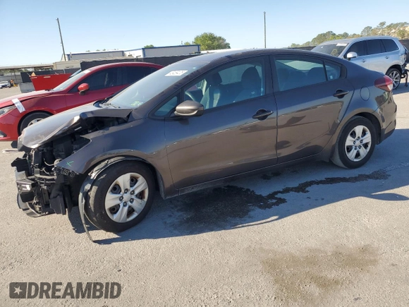 2017 Kia Forte LX with VIN 3KPFL4A77HE026487, listed as a Copart auction lot 48469475 with 252,409 mi miles and Salvage Title. Bid and sale history available at carsss.com. Image 1.