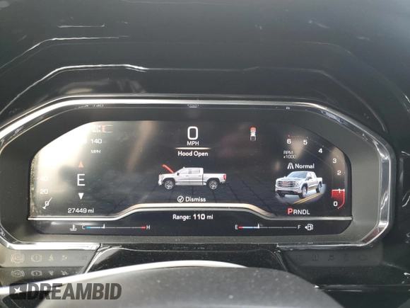 2024 GMC Sierra 1500 SLT с VIN 3GTPHDED9RG148067, выставлен на аукционе Copart как лот 53396235 с пробегом 27 449 миль миль и Чистый • Clean title. История ставок и продаж доступна на DreamBid. Изображение 9.