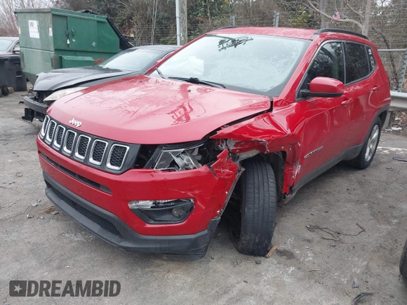 2019 Jeep Compass Altitude with VIN 3C4NJCBB0KT835265, listed as a IAAI auction lot 41298156 with 151,822 mi miles and . Bid and sale history available at DreamBid. Image 6.