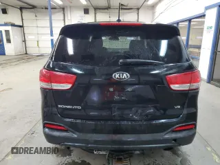 2016 Kia Sorento LX with VIN 5XYPGDA55GG137273, listed as a Copart auction lot 87420554 with 131,056 mi miles and Salvage Title. Bid and sale history available at carsss.com. Image 6.
