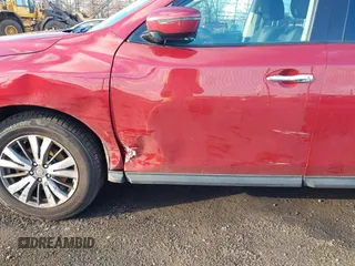 2017 Nissan Pathfinder SL with VIN 5N1DR2MM1HC695630, listed as a IAAI auction lot 41853343 with 91,791 mi miles. Bid and sale history available at carsss.com. Image 6.