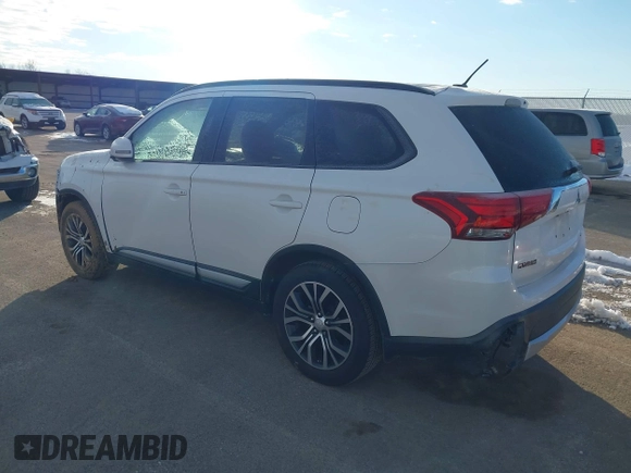 2016 Mitsubishi Outlander SE with VIN JA4AD3A32GZ001878, listed as a IAAI auction lot 41286349 with 153,225 mi miles and . Bid and sale history available at DreamBid. Image 3.