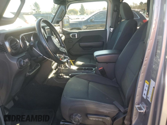2019 Jeep Wrangler Unlimited Sport with VIN 1C4HJXDG8KW632213, listed as a Copart auction lot 42623815 with 121,014 mi miles and Salvage title. Bid and sale history available at DreamBid. Image 7.