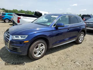 2018 Audi Q5 Premium Plus with VIN WA1BNBFY3J2043153, listed as a Copart auction lot 61802755 with 34,583 mi miles and Salvage title. Bid and sale history available at DreamBid. Image 1.