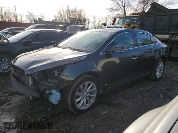 2016 Buick LaCrosse Leather with VIN 1G4GB5G32GF256858, listed as a Copart auction lot 44797285 with 78,064 mi miles and Salvage Title. Bid and sale history available at carsss.com. Image 1.