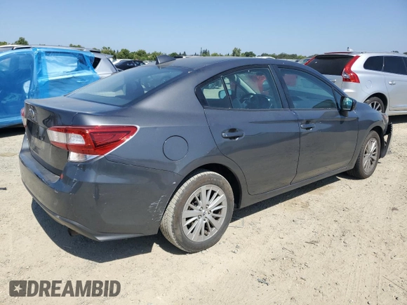 2018 Subaru Impreza Premium with VIN 4S3GKAD68J3615361, listed as a Copart auction lot 59400545 with 62,426 mi miles and Salvage title. Bid and sale history available at DreamBid. Image 3.