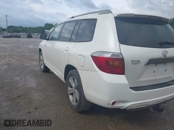 2008 Toyota Highlander Sport with VIN JTEES43A282045979, listed as a IAAI auction lot 42387412 with 254,041 mi miles and . Bid and sale history available at DreamBid. Image 3.