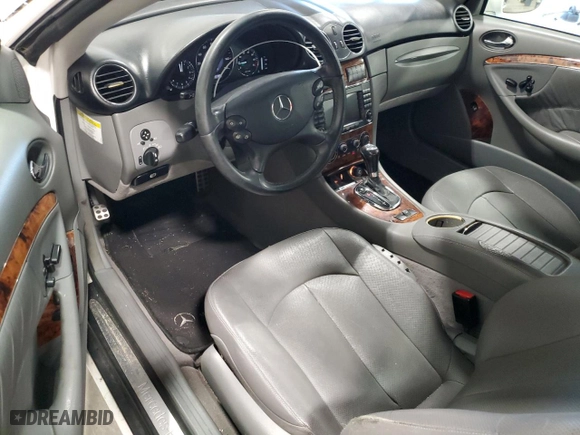 2006 Mercedes-Benz CLK-Class 3.5L with VIN WDBTK56G56T069779, listed as a Copart auction lot 88724425 with 143,802 mi miles and Salvage Title. Bid and sale history available at carsss.com. Image 8.