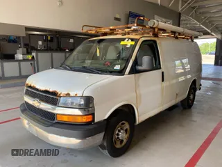 2015 Chevrolet Express Cargo z VIN 1GCWGFCF6F1181729, wystawiony jako IAAI lot #42571653 z przebiegiem 162 943 mil mil oraz . Historia ofert i sprzedaży dostępna na DreamBid. Obrazek 14.