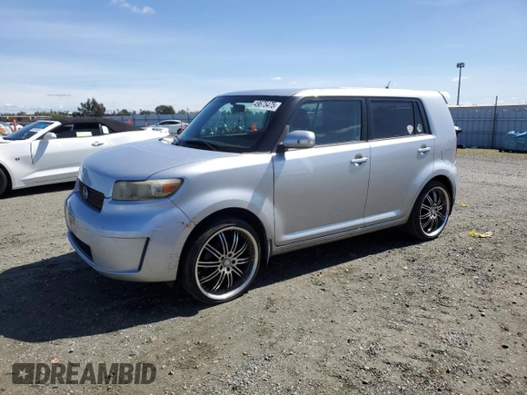 2008 Scion xB with VIN JTLKE50E081040219, listed as a Copart auction lot 49675475 with 255,266 mi miles and Salvage Title. Bid and sale history available at carsss.com. Image 1.