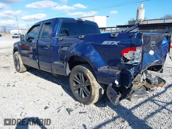 2007 Ford F-150 STX with VIN 1FTRX02W57KD56589, listed as a IAAI auction lot 41189911 with 140,093 mi miles. Bid and sale history available at carsss.com. Image 3.
