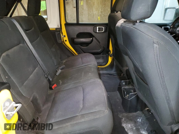 2020 Jeep Wrangler Unlimited Sport Altitude with VIN 1C4HJXDG4LW284590, listed as a Copart auction lot 84806434 with 88,887 mi miles and Salvage title. Bid and sale history available at DreamBid. Image 11.