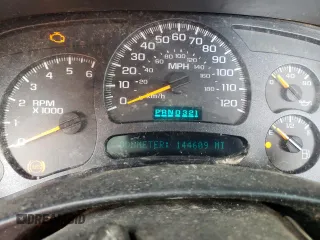 2005 Chevrolet Silverado 1500 Work Truck with VIN 1GCEC14Z95Z255227, listed as a Copart auction lot 46175915 with 144,609 mi miles and Salvage Title. Bid and sale history available at carsss.com. Image 9.