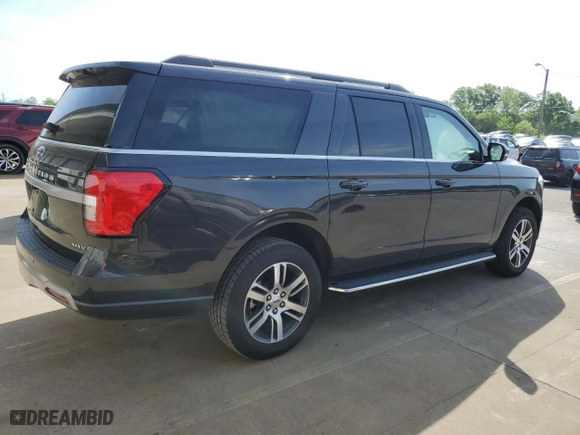 2023 Ford Expedition Max XLT with VIN 1FMJK1H87PEA09480, listed as a Copart auction lot 52716884 with 21,329 mi miles and Salvage Title. Bid and sale history available at carsss.com. Image 3.