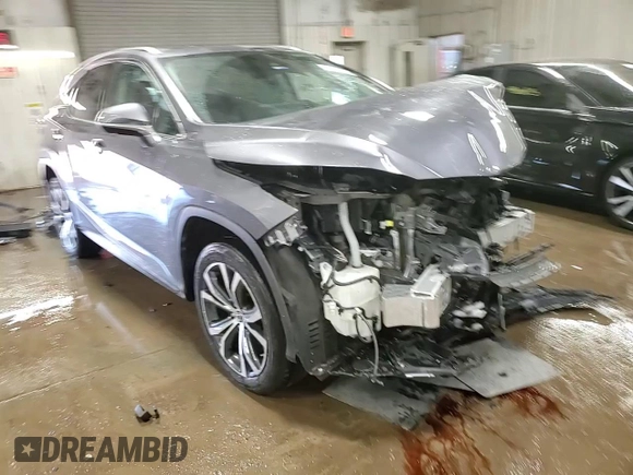 2022 Lexus RX 350 with VIN 2T2HZMDA8NC309467, listed as a Copart auction lot 49897385 with 36,795 mi miles and Salvage Title. Bid and sale history available at DreamBid. Image 14.