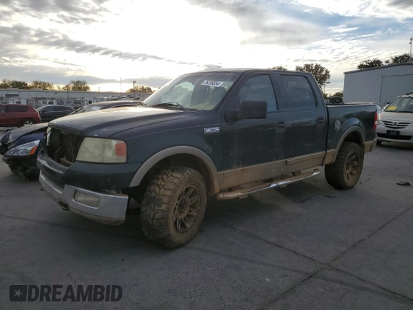 2004 Ford F-150 XLT with VIN 1FTPW14594KA76089, listed as a Copart auction lot 78238354 with 244,231 mi miles and Salvage Title. Bid and sale history available at carsss.com. Image 1.