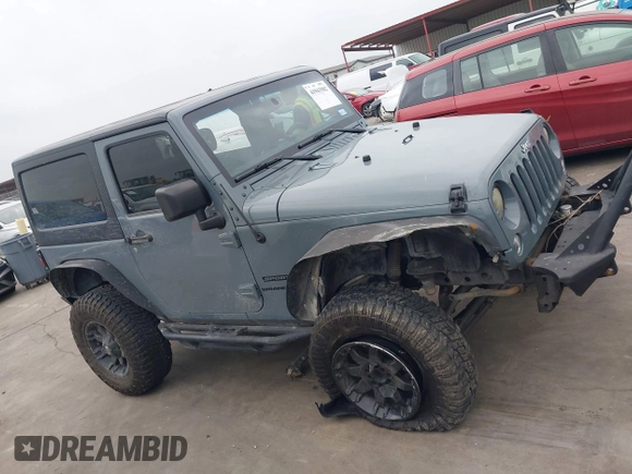 2015 Jeep Wrangler Sport with VIN 1C4GJWAG7FL585631, listed as a IAAI auction lot 41943582 with 88,649 mi miles and . Bid and sale history available at DreamBid. Image 13.