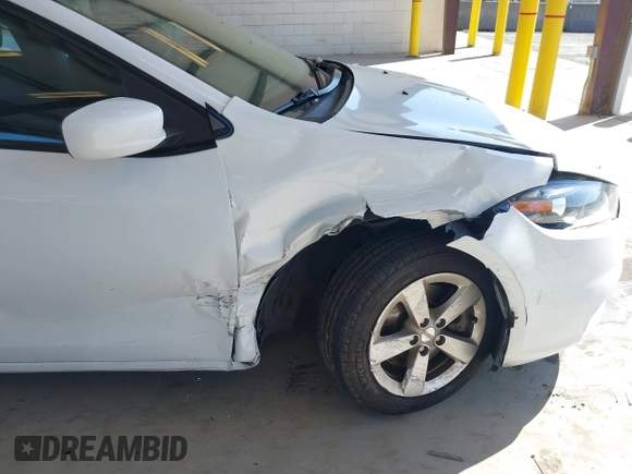 2015 Dodge Dart SXT with VIN 1C3CDFBB6FD306838, listed as a IAAI auction lot 42104314 with 100,143 mi miles. Bid and sale history available at carsss.com. Image 6.