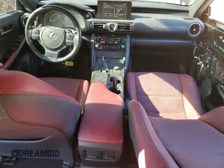2021 Lexus IS with VIN JTHC81F22M5047297, listed as a Copart auction lot 88210705 with 29,038 mi miles and Salvage Title. Bid and sale history available at carsss.com. Image 8.