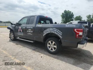 2018 Ford F-150 XL with VIN 1FTEX1CP7JKF80739, listed as a Copart auction lot 62030155 with 144,548 mi miles and Salvage title. Bid and sale history available at DreamBid. Image 2.