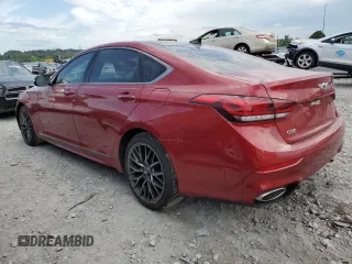 2020 Genesis G80 3.8L with VIN KMTFN4JE7LU335154, listed as a Copart auction lot 65765844 with 41,950 mi miles and Non Repairable. Bid and sale history available at carsss.com. Image 2.