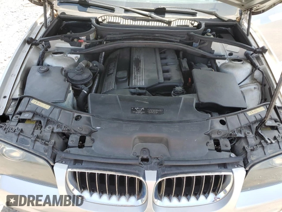 2006 BMW X3 3.0i with VIN WBXPA934X6WG81214, listed as a Copart auction lot 53454085 with 110,599 mi miles and Salvage Title. Bid and sale history available at DreamBid. Image 12.