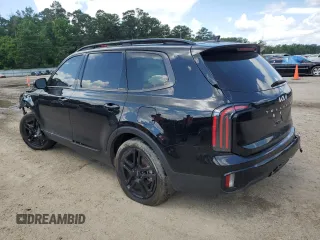 2024 Kia Telluride SX Prestige X-Line with VIN 5XYP5DGC7RG544378, listed as a Copart auction lot 60993945 with 7,158 mi miles and Salvage title. Bid and sale history available at DreamBid. Image 2.