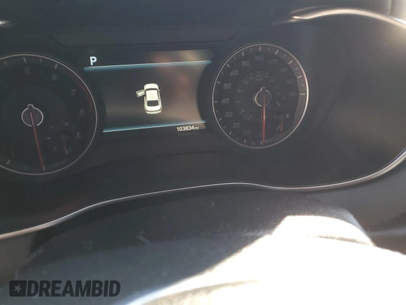 2019 Genesis G70 Advanced with VIN KMTG44LAXKU030439, listed as a Copart auction lot 83180314 with 103,834 mi miles and Salvage title. Bid and sale history available at DreamBid. Image 9.