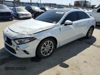 2020 Mercedes-Benz A 220 with VIN WDD3G4EB3LW039599, listed as a Copart auction lot 51869905 with 36,760 mi miles and Salvage Title. Bid and sale history available at DreamBid. Image 1.
