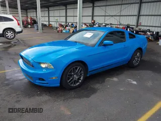 2013 Ford Mustang V6 with VIN 1ZVBP8AMXD5277474, listed as a IAAI auction lot 42576562 with 69,506 mi miles and . Bid and sale history available at DreamBid. Image 2.