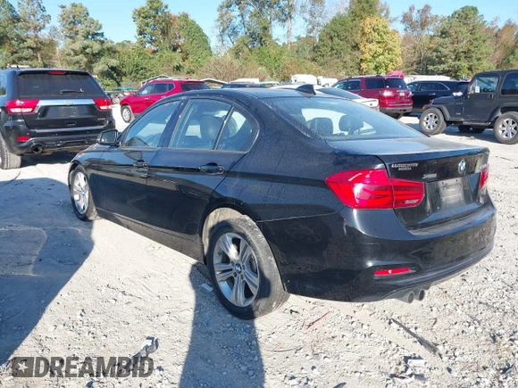 2016 BMW 3 Series 328i xDrive with VIN WBA8E3G5XGNT80417, listed as a IAAI auction lot 40746432 with 97,360 mi miles. Bid and sale history available at carsss.com. Image 3.