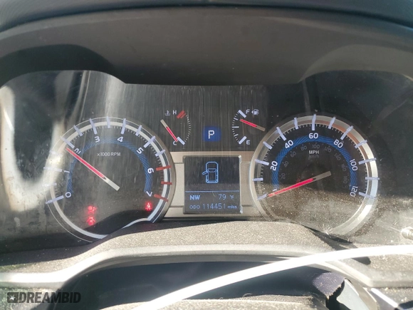 2017 Toyota 4Runner SR5 with VIN JTEZU5JR9H5155212, listed as a Copart auction lot 47001565 with 114,451 mi miles and Salvage Title. Bid and sale history available at carsss.com. Image 9.