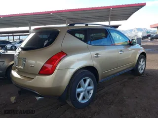 2004 Nissan Murano SL with VIN JN8AZ08T34W212858, listed as a IAAI auction lot 41779057 with 152,506 mi miles. Bid and sale history available at carsss.com. Image 4.