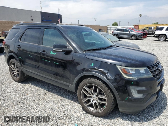 2017 Ford Explorer Sport z VIN 1FM5K8GTXHGB32387, wystawiony jako Copart lot #55313965 z przebiegiem 159 983 mil mil oraz Szkoda całkowita • Salvage title. Historia ofert i sprzedaży dostępna na DreamBid. Obrazek 4.