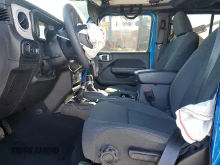 2024 Jeep Wrangler Willys with VIN 1C4PJXDNXRW123485, listed as a Copart auction lot 45659125 with 25,111 mi miles and Salvage title. Bid and sale history available at DreamBid. Image 7.