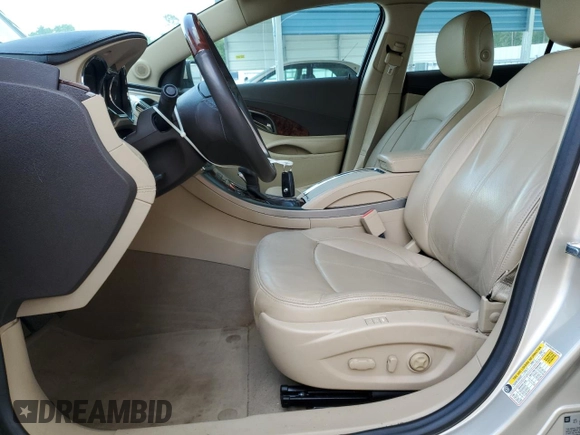 2013 Buick LaCrosse Premium 1 with VIN 1G4GF5E33DF164418, listed as a Copart auction lot 53310535 with 38,451 mi miles and Salvage title. Bid and sale history available at DreamBid. Image 7.