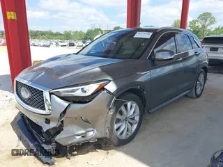 2019 Infiniti QX50 Essential with VIN 3PCAJ5M14KF107297, listed as a IAAI auction lot 42279368 with 93,168 mi miles and . Bid and sale history available at DreamBid. Image 17.