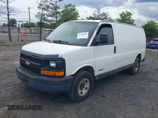 2004 Chevrolet Express Cargo z VIN 1GCHG35U341160644, wystawiony jako IAAI lot #42346089 z przebiegiem Nie podano mil oraz . Historia ofert i sprzedaży dostępna na DreamBid. Obrazek 2.