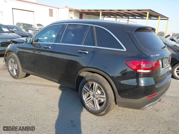 2020 Mercedes-Benz GLC with VIN W1N0G8DB8LF768664, listed as a IAAI auction lot 41306145 with 71,497 mi miles. Bid and sale history available at carsss.com. Image 3.