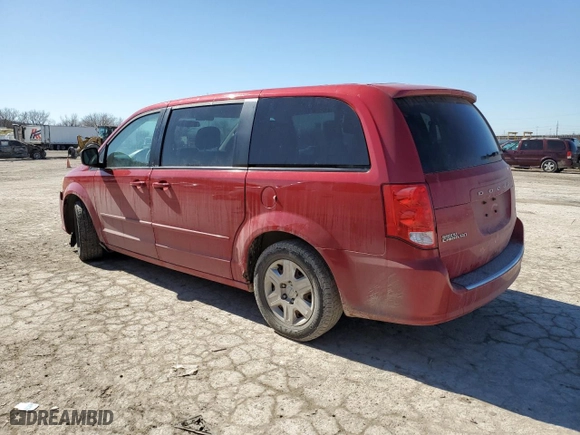 2012 Dodge Grand Caravan SE with VIN 2C4RDGBG2CR349315, listed as a Copart auction lot 46658355 with 193,048 mi miles and Salvage Title. Bid and sale history available at carsss.com. Image 2.