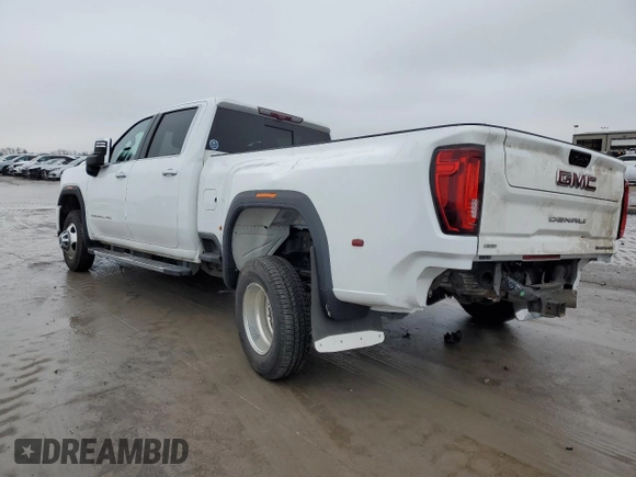 2020 GMC Sierra 3500HD Denali z VIN 1GT49WEY8LF260995, wystawiony jako Copart lot #43820675 z przebiegiem 100 106 mil mil oraz Szkoda całkowita • Salvage title. Historia ofert i sprzedaży dostępna na DreamBid. Obrazek 2.