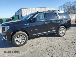 2022 GMC Yukon SLT with VIN 1GKS2BKD1NR148972, listed as a Copart auction lot 45139625 with 25,640 mi miles and Salvage Title. Bid and sale history available at carsss.com. Image 1.