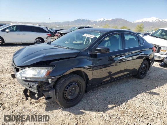 2017 Nissan Sentra S with VIN 3N1AB7AP9HY385551, listed as a Copart auction lot 54212455 with 70,175 mi miles and Salvage title. Bid and sale history available at DreamBid. Image 1.