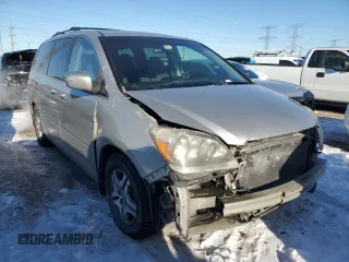 2006 Honda Odyssey EX with VIN 5FNRL38456B460157, listed as a Copart auction lot 45681505 with 127,055 mi miles and Salvage Title. Bid and sale history available at carsss.com. Image 4.
