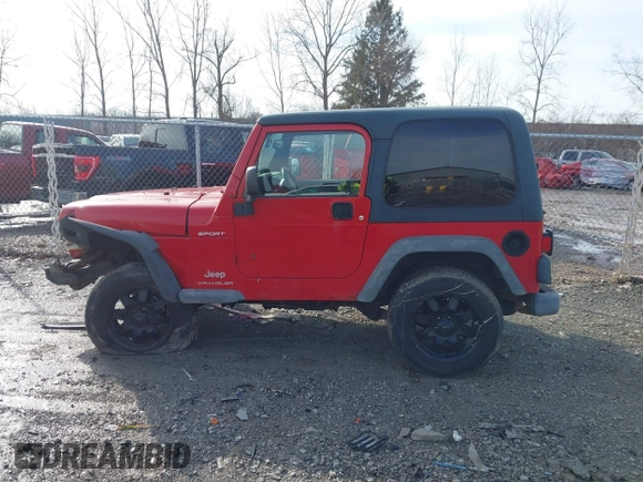 2003 Jeep Wrangler Sport with VIN 1J4FA49S53P305096, listed as a IAAI auction lot 41685209 with 165,247 mi miles. Bid and sale history available at carsss.com. Image 14.